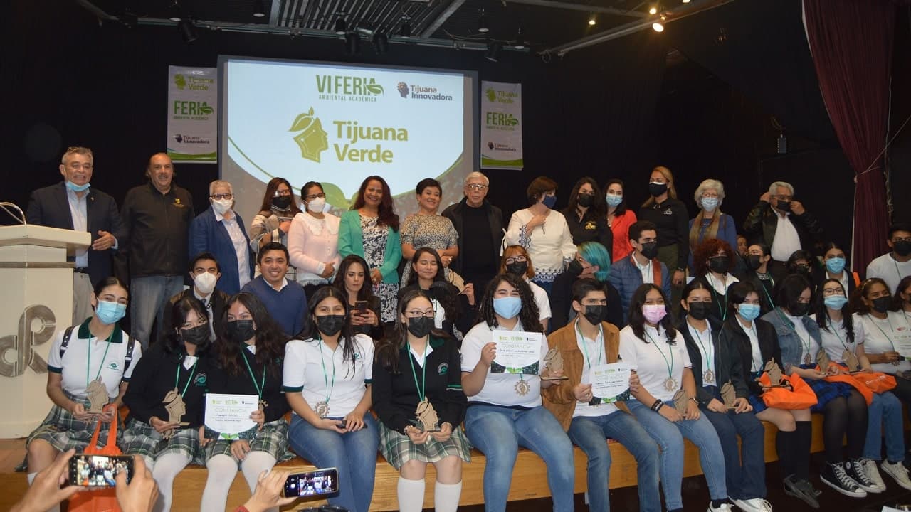 Premian a estudiantes ganadores de la VI Feria Académica Ambiental de Tijuana Verde