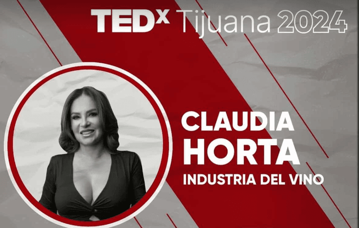 La galardonada winemaker de Baja California, Claudia Horta, en TEDx Tijuana 2024