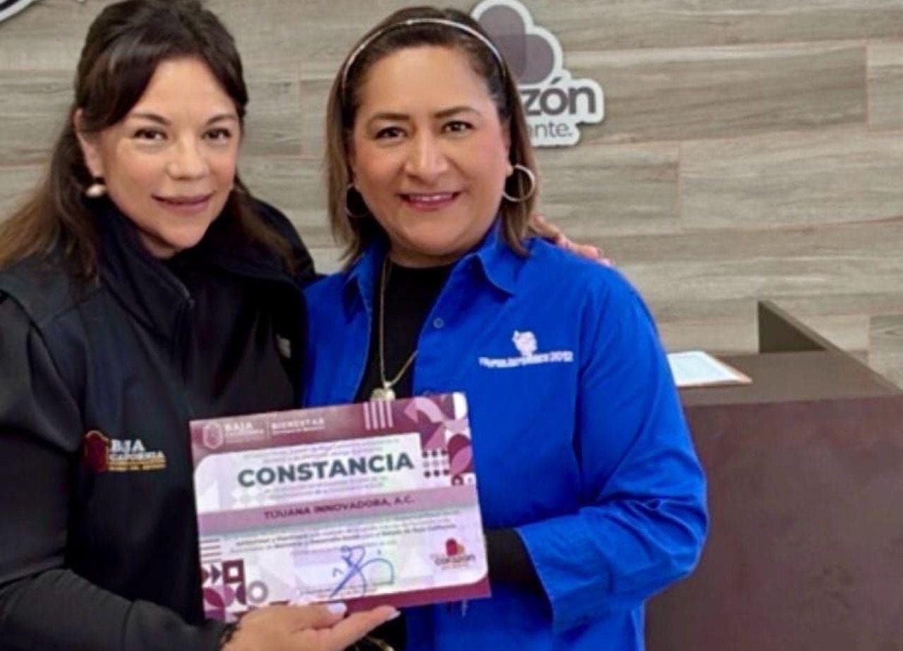 Tijuana Innovadora recibe constancia del catálogo estatal de OSC