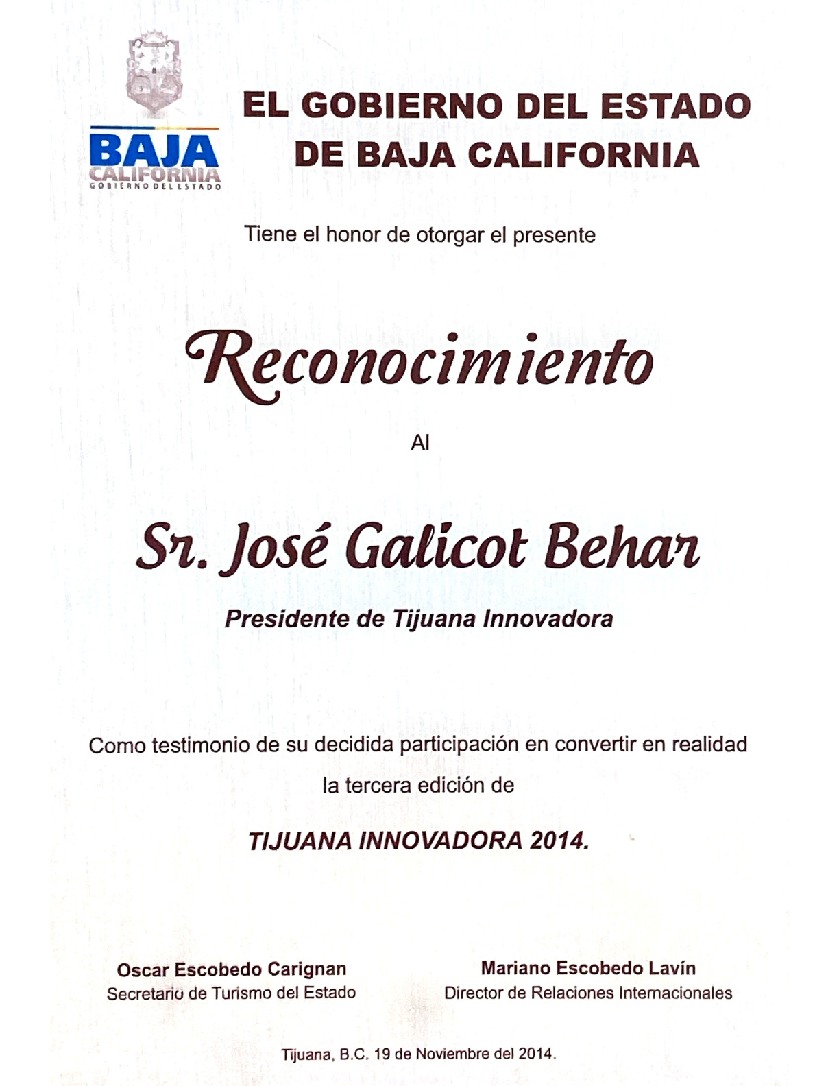 Gobierno del Estado de Baja California